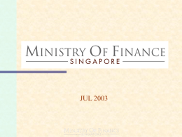 WELCOME TO MINISTRY OF FINANCE
