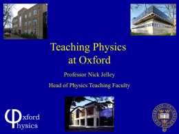 Books for Mechanics - University of Oxford