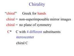 Chirality - University of Illinois at Urbana–Champaign