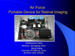 Portable Air Force Retinal Imaging Device
