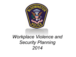 Office and campus lockdown planning