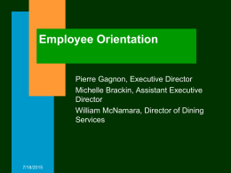 Employee Orientation - Home | ASC Cortland: Auxiliary