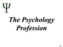 Psychology Careers