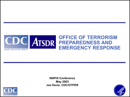 Office of Terrorism Preparedness and Response