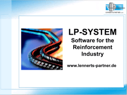 Software Solutions for the Reinforcement Industry from