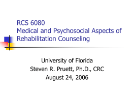 RCS 6080 - University of Florida