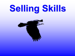 Selling Skills - Fairlane Services