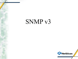 SNMP v3 - Digi International