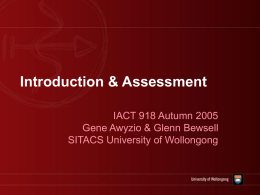 IACT 301 Information & Communication Security Issues
