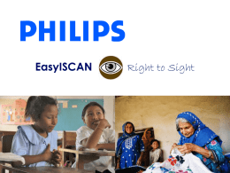 Philips Innovation KC Proposal EasyIscan to Healthcare