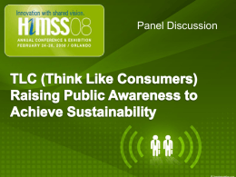 TLC Raising Public Awareness to Achieve Sustainability