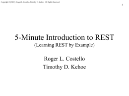 2-Minute Introduction to REST