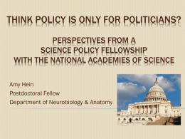 The National Academies Internship Program