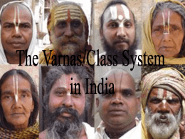 Background on the Caste System