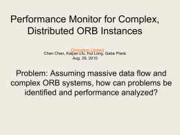 Performance Monitor for Multiple ORB Instances