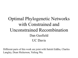 Phylogenetic Networks with Constrained Recombination