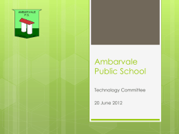 Ambarvale Public School Technology Committee