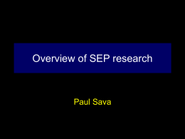 Summary of SEP research