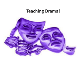 Teaching Drama! - ZIET MYSORE LIBRARY