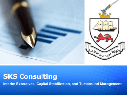 SKS Consulting - Company Rescue