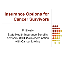 Insurance Rights of Cancer Survivors