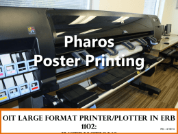Poster Printing - Office of Information Technology