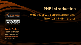 PHP & MySQL Course