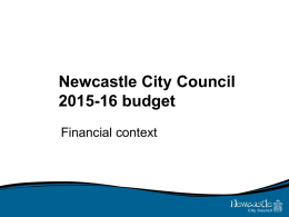 Newcastle City Council 2015-16 budget