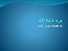 AP Biology - Richfield Public Schools