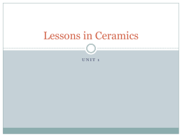 Lessons in Ceramics - Irvine Unified School District