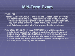 Mid-Term Test - SGM Capital LLC