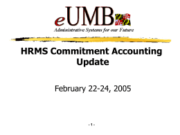 CONCURRENT EMPLOYEES - University of Maryland, Baltimore