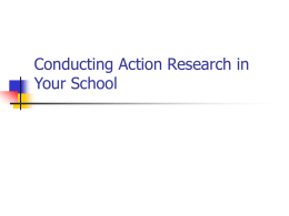 What is Action Research?