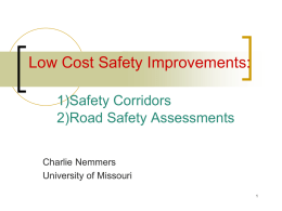 Safety Corridors a Synthesis
