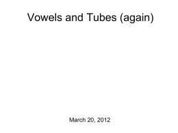 Vowels (again) (again)