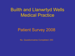 Builth and Llanwrtyd Wells Group Medical Practice