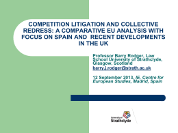 Competition Law litigation in the UK Courts: A study of