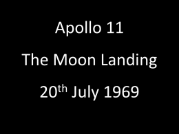 Apollo 11 The Moon Landing 20th July 1969