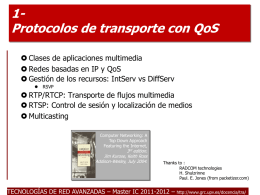 Protocolos de transporte QoS
