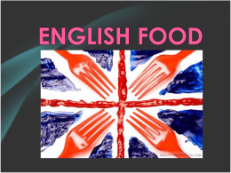 ENGLISH FOOD