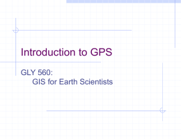 Introduction to GPS