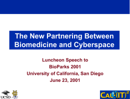 The New Partnering Between Biomedicine and Cyberspace