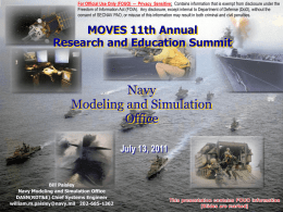 NMSO template - The Naval Postgraduate School's MOVES
