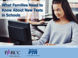 What you need to know about the PARCC assessments