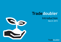 About Tradedoubler