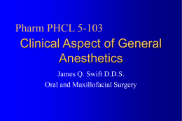 General Anesthetics-Intravenous Agents