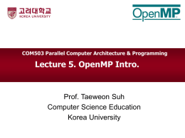 Profiling - Korea University