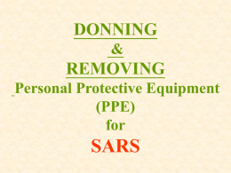 HKWCQMH-SARS-DONNING &REMOVAL OF PPEs