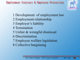 12 Employment Contract & Employee protection