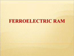 FERROELECTRIC RAM